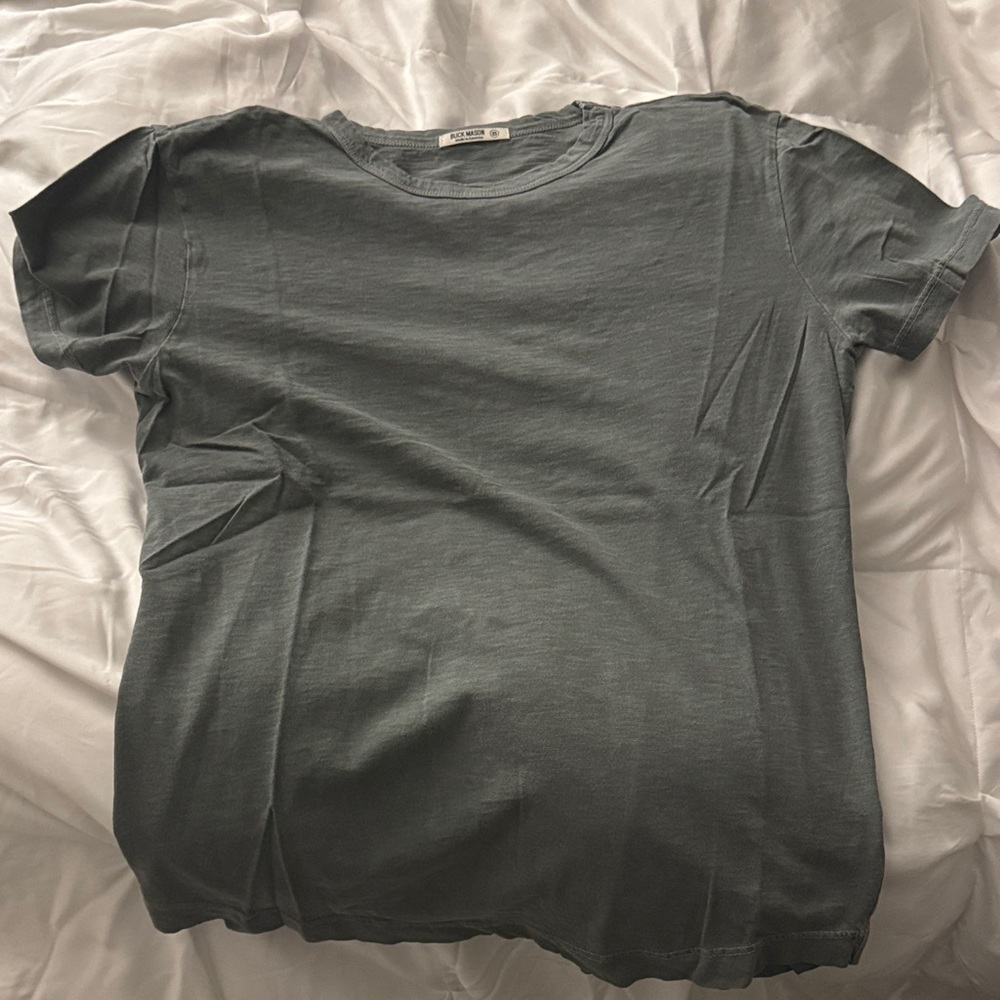 Buck Mason Gray Short Sleeve Tee